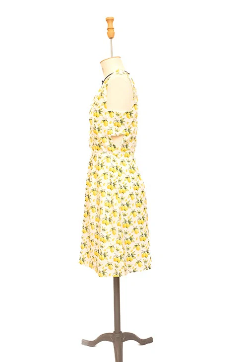 Seconde Main - La robe imprimée citrons 72 - L'Amusée – Image 6