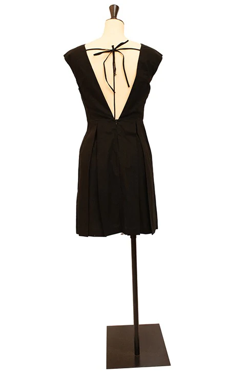 Seconde Main - La robe noire avec imprimé fleurs 59 - L'Amusée – Image 6