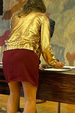 Seconde Main - Le Blouson Sequins Doré - L'Amusée – Image 5