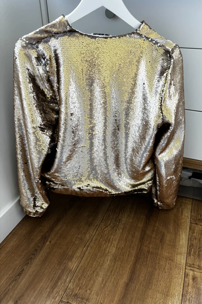 Seconde Main - Le Blouson Sequins Doré - L'Amusée – Image 7