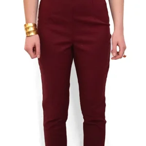 Seconde Main - Le pantalon cintré bordeau 83 - L'Amusée