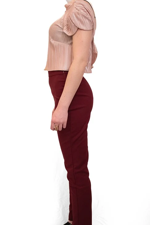 Seconde Main - Le pantalon cintré bordeau 83 - L'Amusée – Image 6