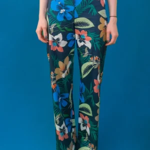 Seconde Main - Pantalon L'Etourdie imprimé tropical 2 - L'Amusée