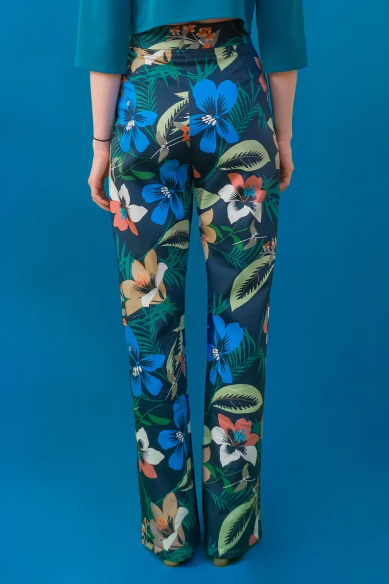 Seconde Main - Pantalon L'Etourdie imprimé tropical 2 - L'Amusée – Image 3