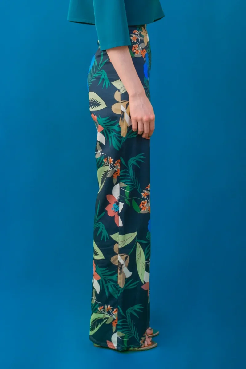 Seconde Main - Pantalon L'Etourdie imprimé tropical 2 - L'Amusée – Image 4