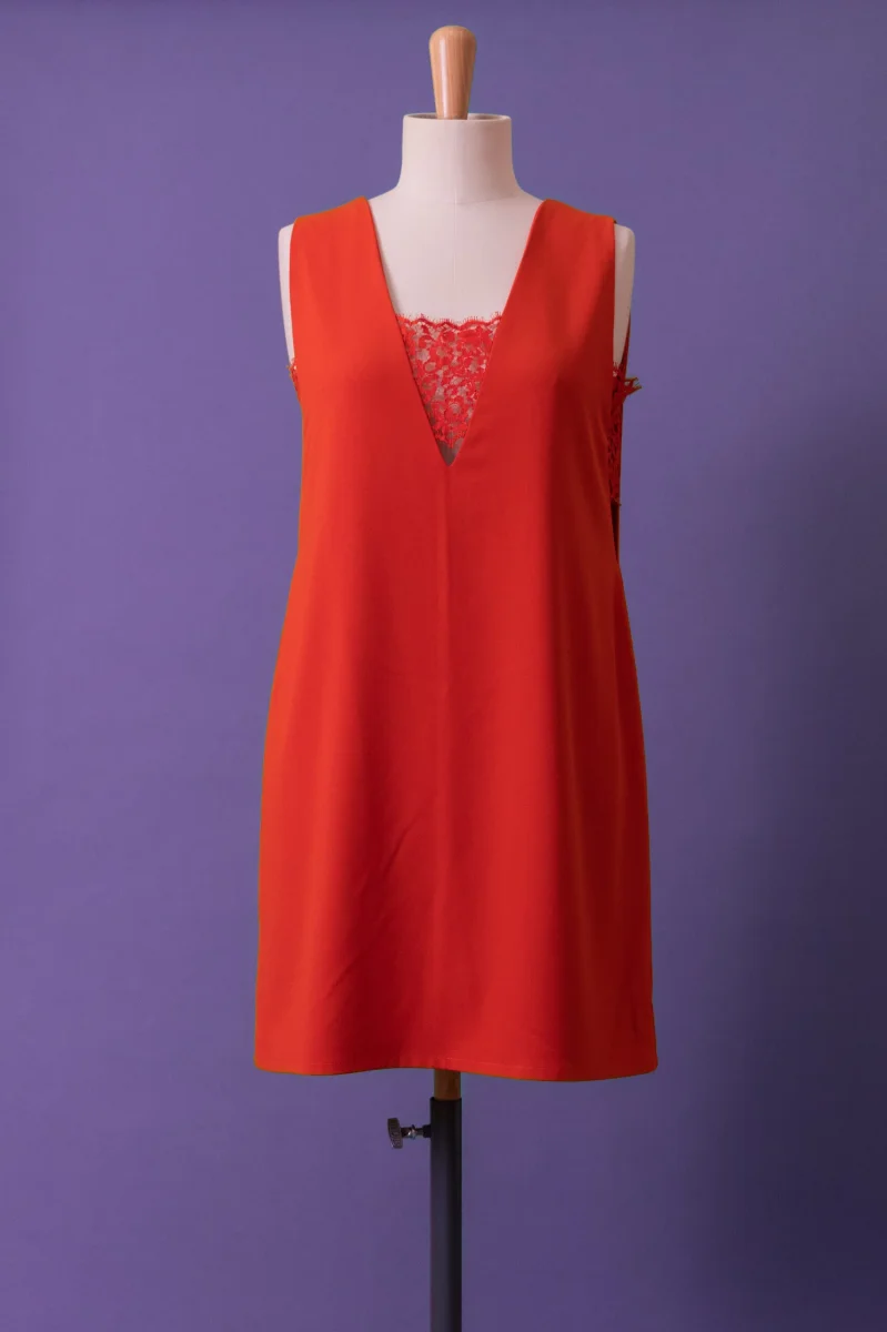 Seconde Main - Robe Enjôleuse rouge 24 - L'Amusée