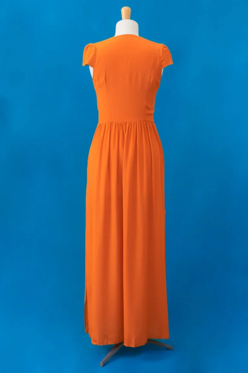 Seconde Main - Robe Insouciante orange 15 - L'Amusée – Image 3