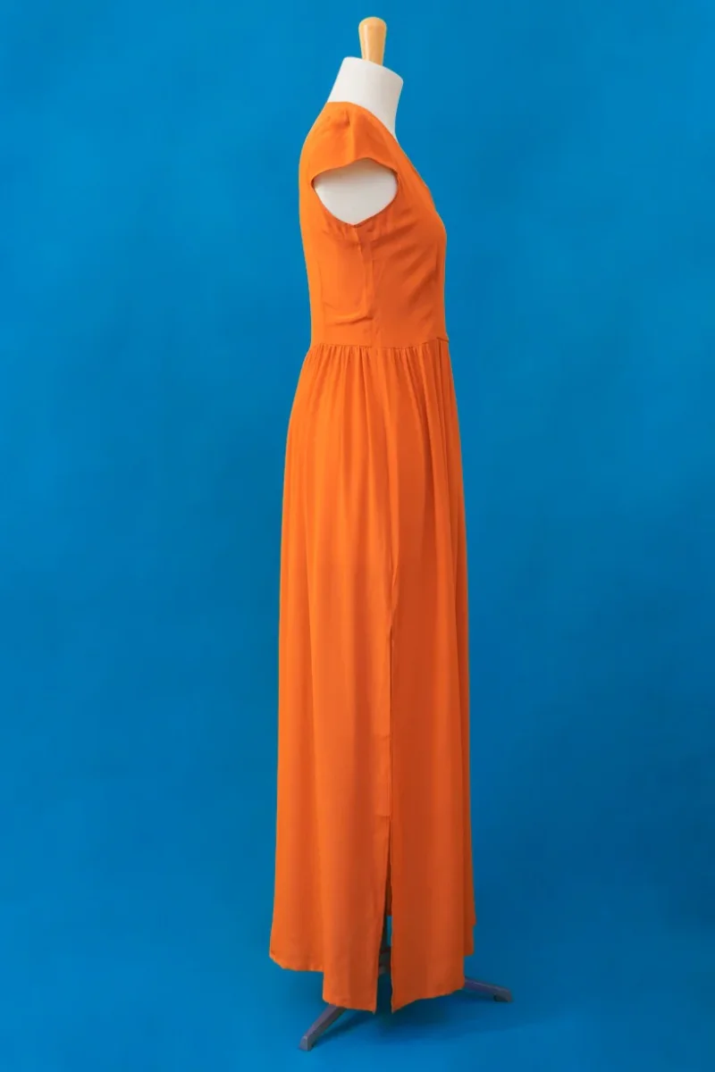 Seconde Main - Robe Insouciante orange 15 - L'Amusée – Image 4