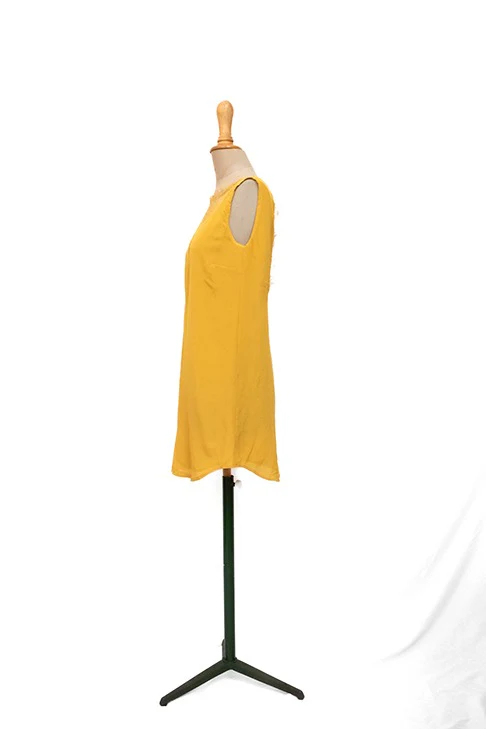 Seconde Main - Robe avec dentelle jaune 87 - L'Amusée – Image 6