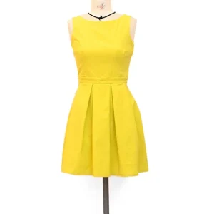 Seconde Main - Robe l'Attachante jaune 75 - L'Amusée