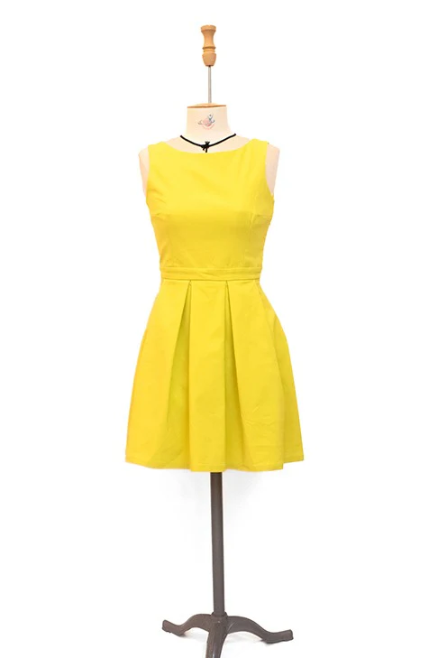 Seconde Main - Robe l'Attachante jaune 75 - L'Amusée – Image 3