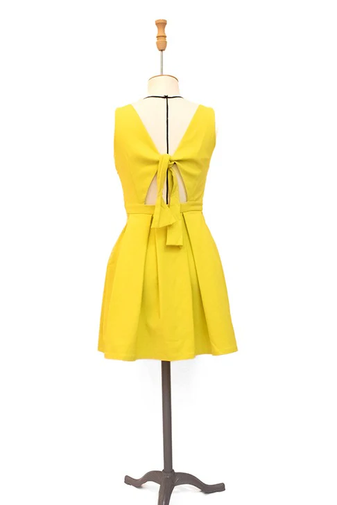 Seconde Main - Robe l'Attachante jaune 75 - L'Amusée – Image 5