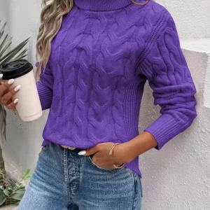 Nathalie - Pull automne élégant femme