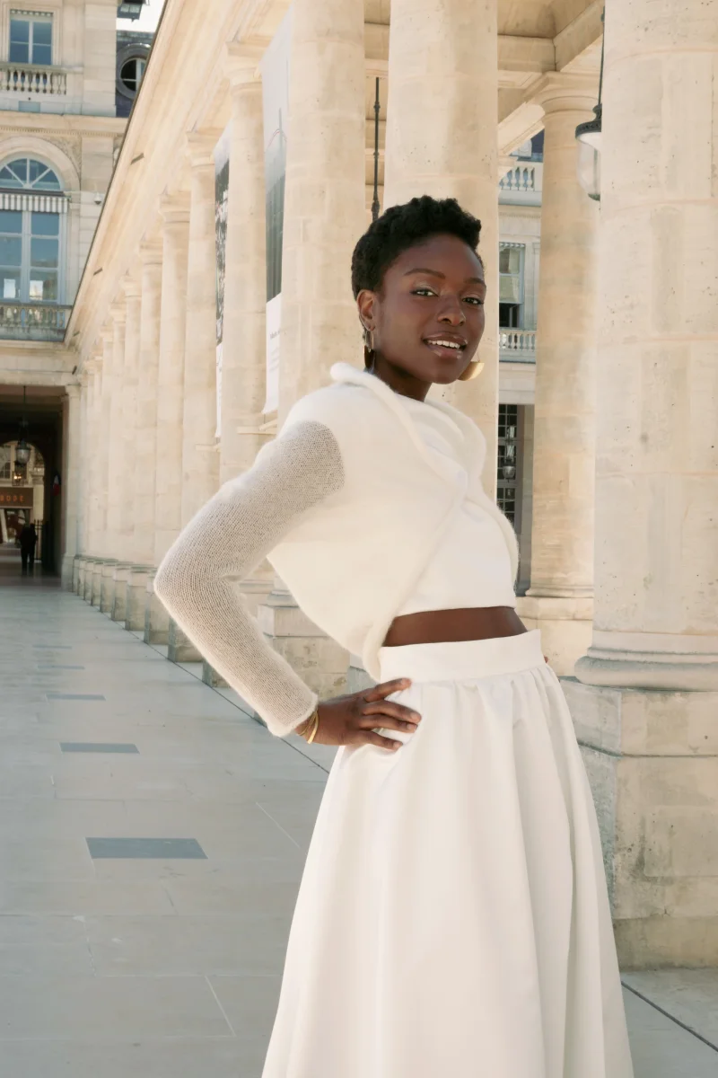 Le Gilet Mohair Ivoire – Image 5