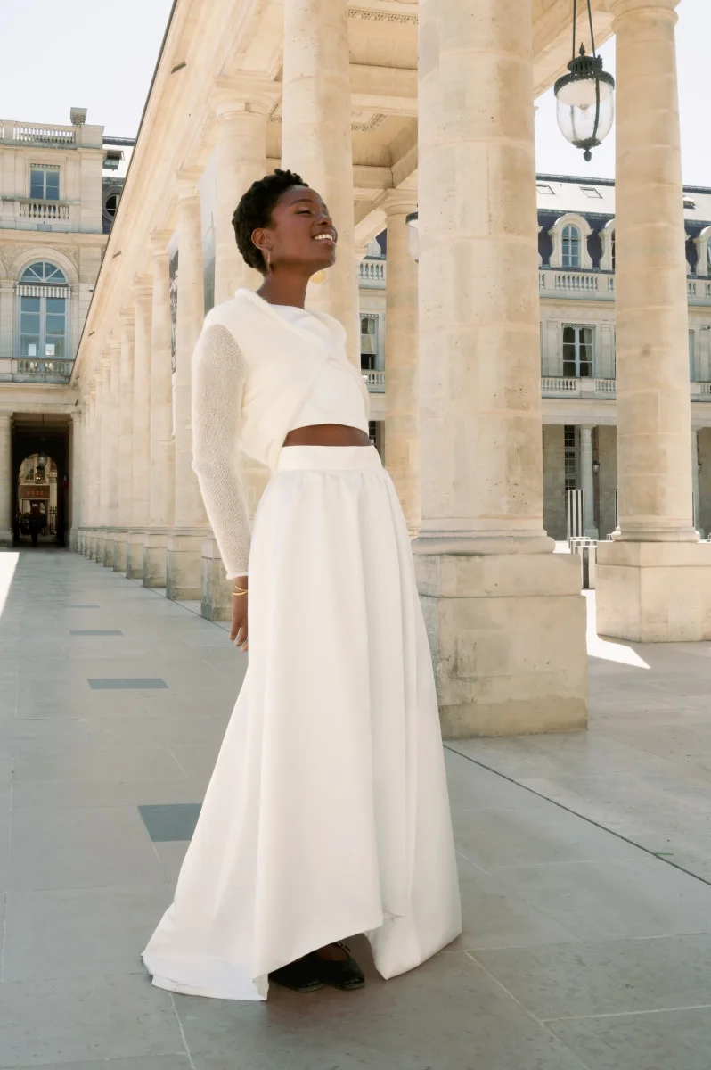 Le Gilet Mohair Ivoire – Image 6