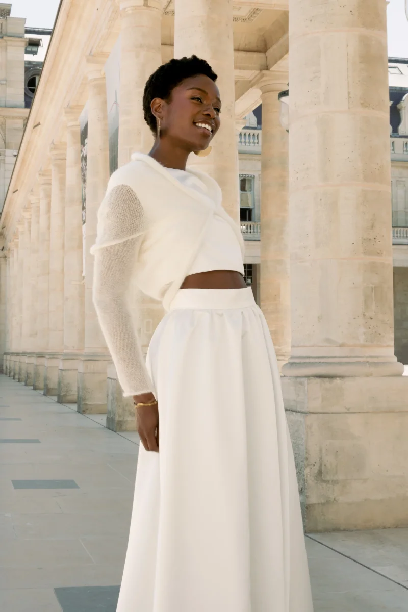 Le Gilet Mohair Ivoire – Image 7