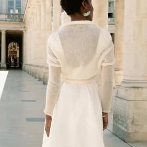 Le Gilet Mohair Ivoire