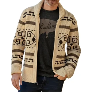 Étienne - Cardigan Style Vintage Maille Homme