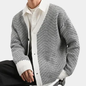 Étienne - Cardigan Décontracté Tricot Homme