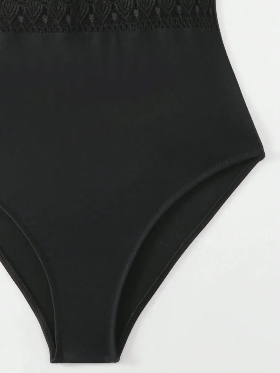 Clémence - Maillot De Bain Noir Élégant Et Chic – Image 5