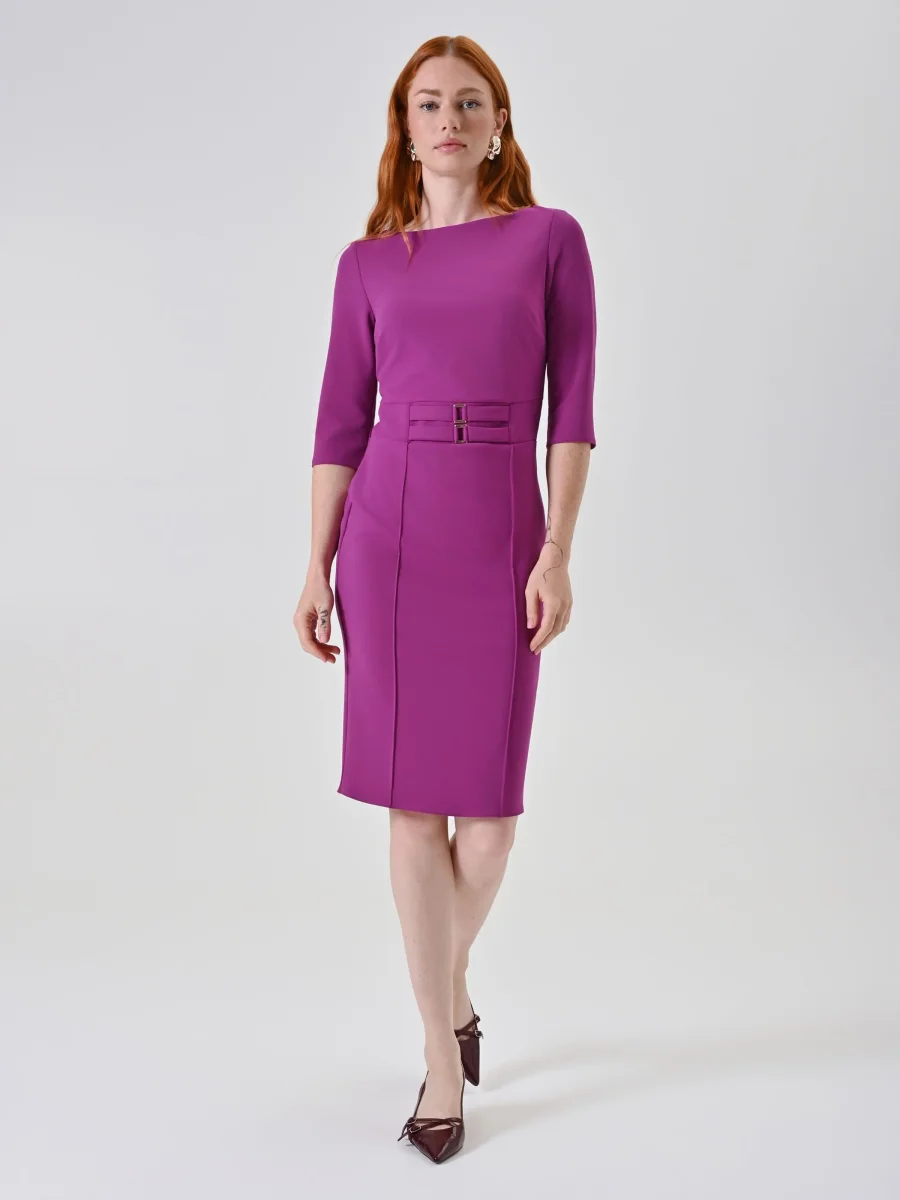 Abito tubino con dettaglio gioiello – Image 5