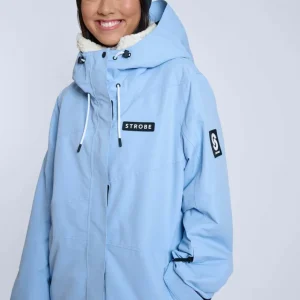 Veste de ski Aura Serenity Blue – Femmes – Old logo