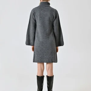 Abito in Maglia Grigio Scuro
