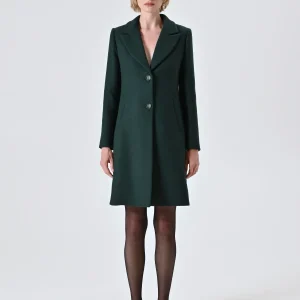 Cappotto Verde con Revers a Lancia