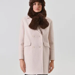 Colbacco effetto pelliccia marrone