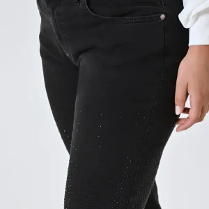 Jeans Curvy Strass Neri
