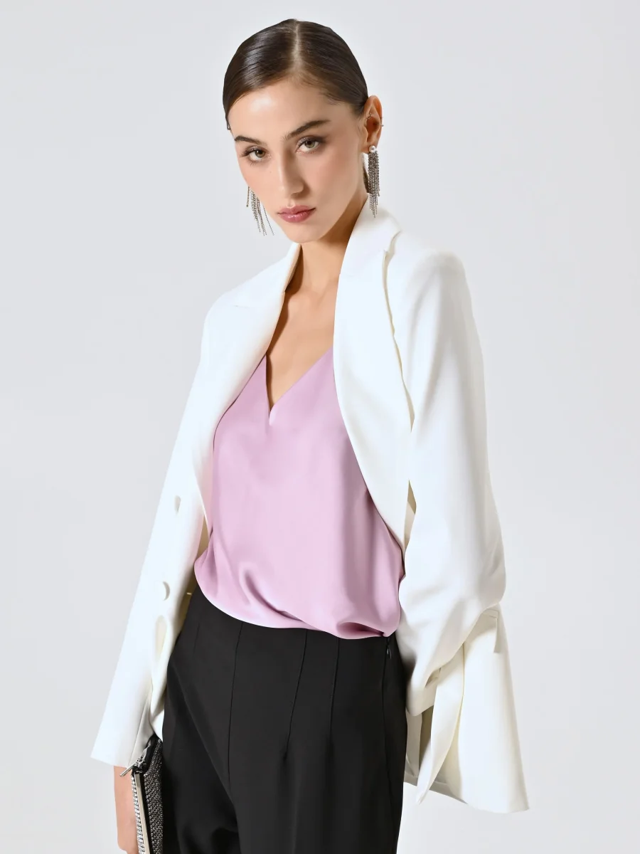 Top Spalline Sottili Rosa Malva – Image 7