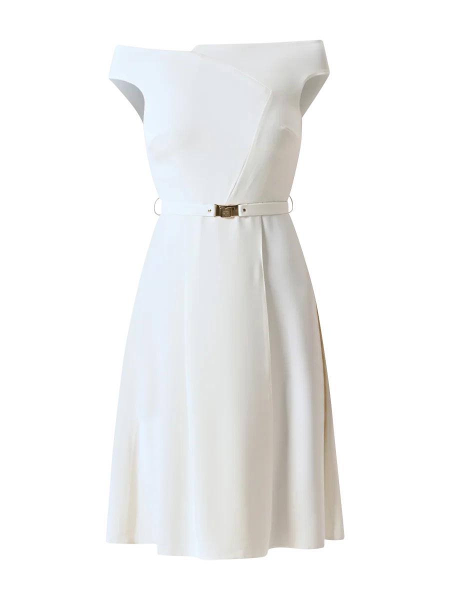 Abito Bianco off-the-Shoulders – Image 6