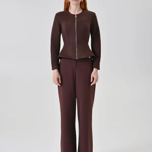 Giacca Marrone Cioccolato effetto Dainetto