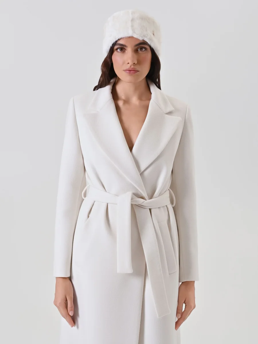 Fascia bianca effetto pelliccia