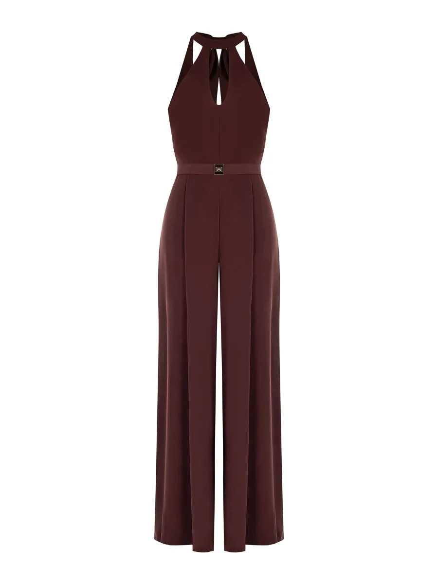 Tuta cioccolato con scollo all'americana – Image 6