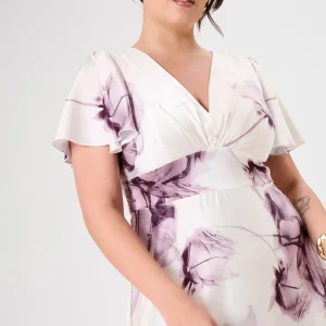 Abito Curvy stampa Floreale