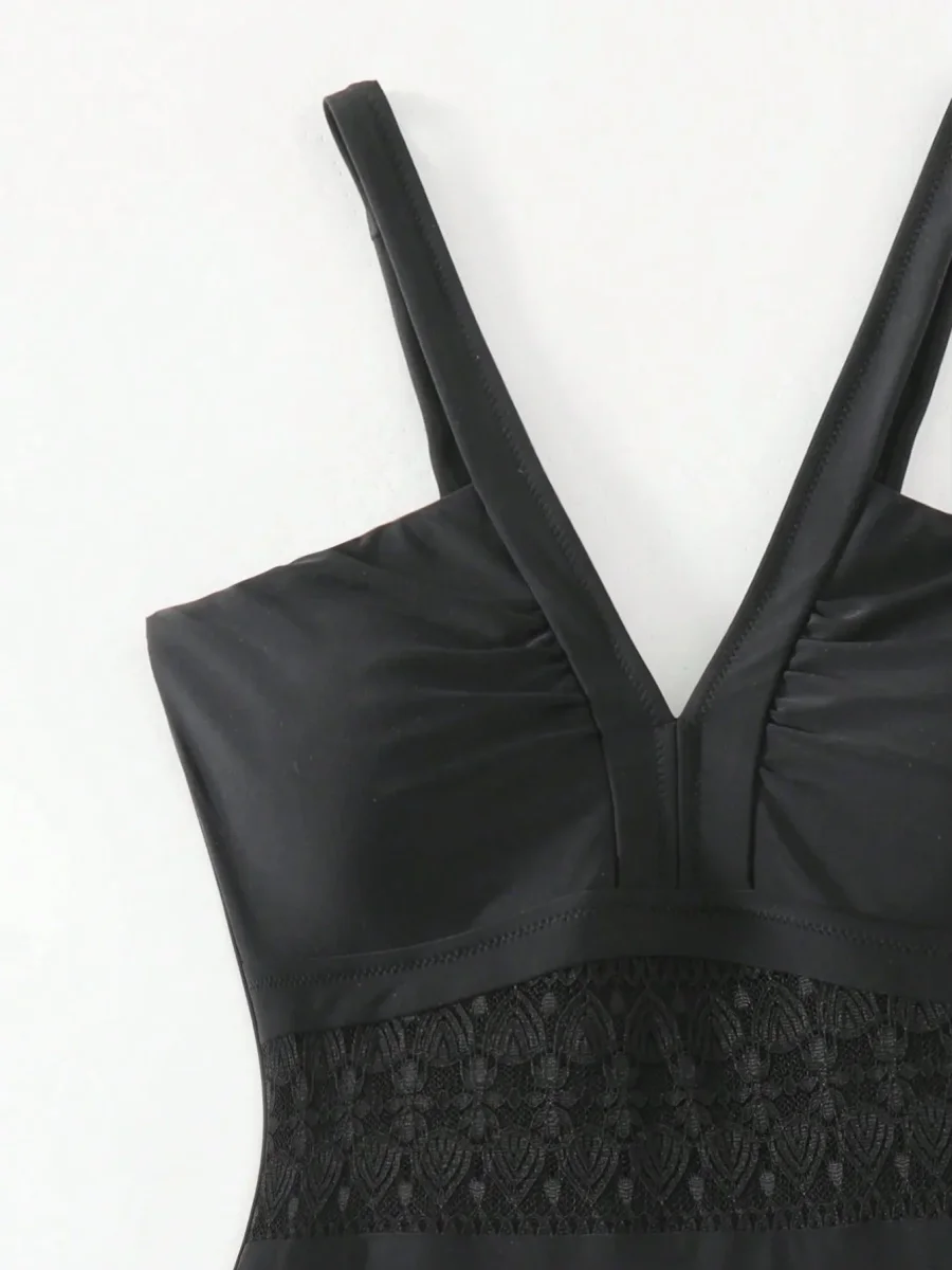 Clémence - Maillot De Bain Noir Élégant Et Chic – Image 6