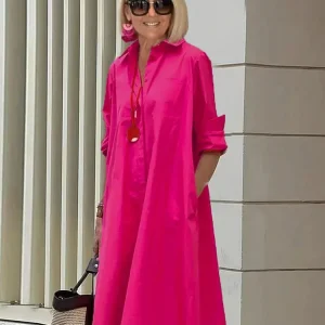 Béryl - Robe Chemise Chic Et Élégante Avec Une Coupe Sophistiquée