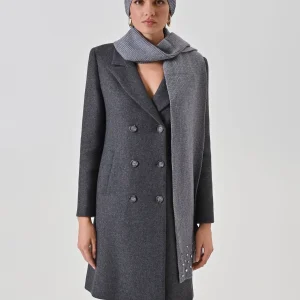 Cuffia Grigia con Pietre