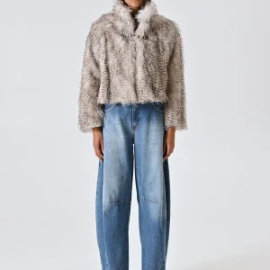 Giacca effetto Pelliccia