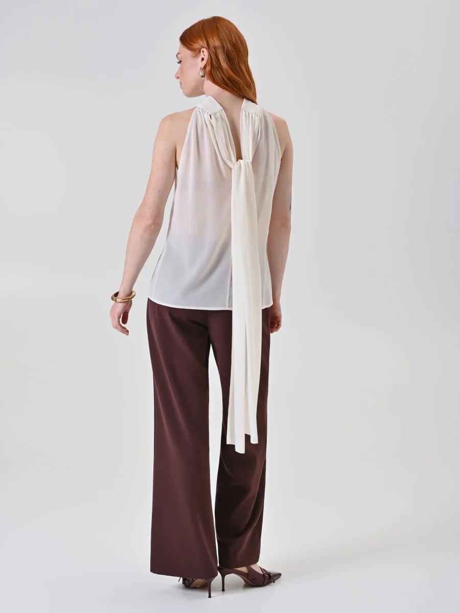 Top Bianco con Maxi Fiocco – Image 4