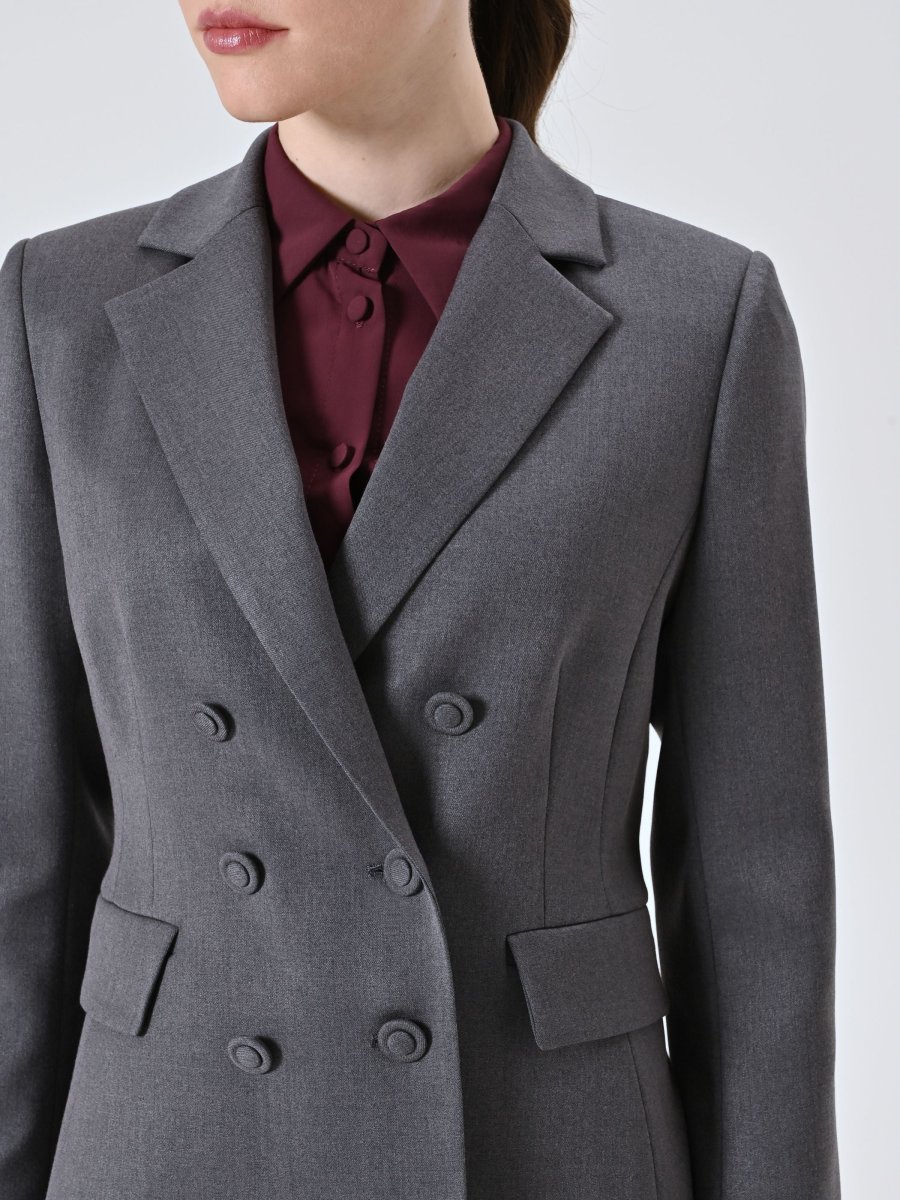 Giacca Doppiopetto Grigia – Image 3