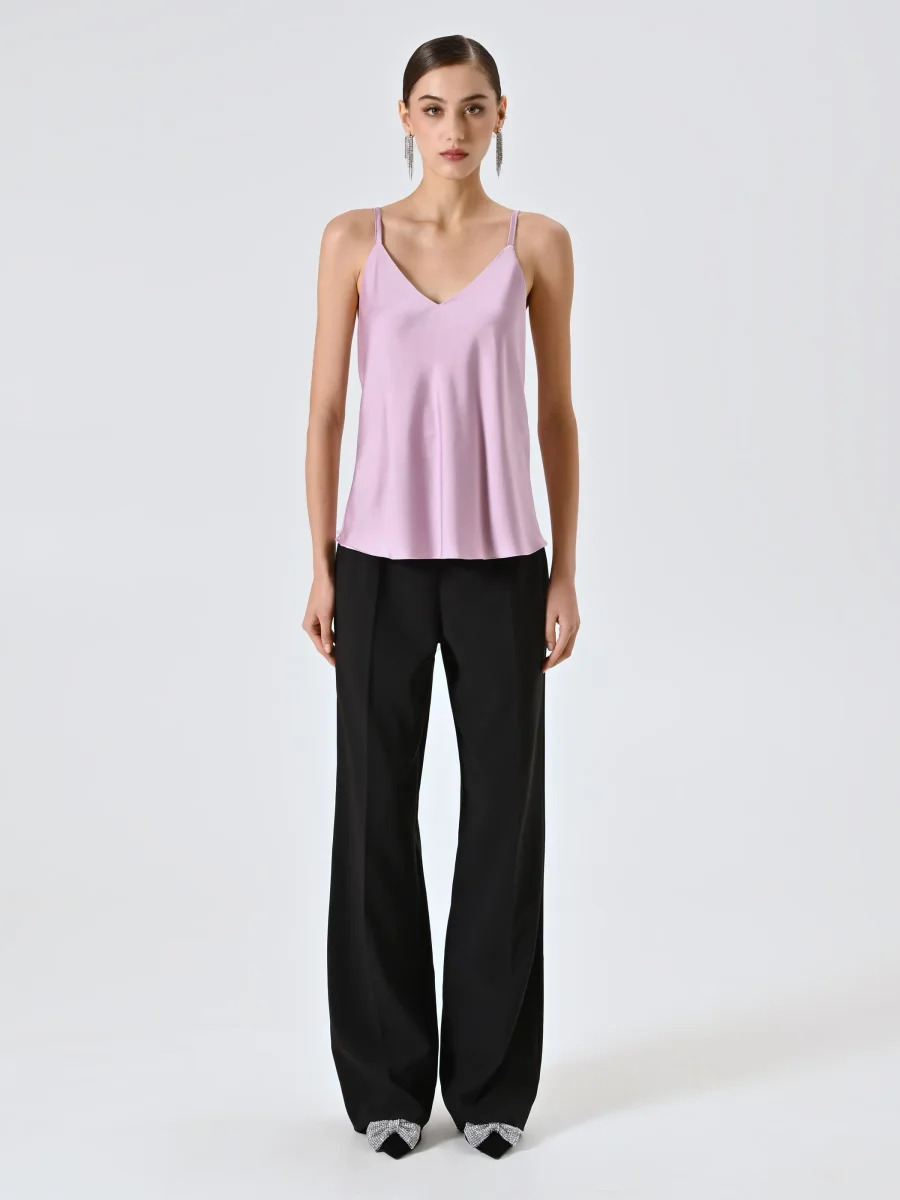 Top Spalline Sottili Rosa Malva – Image 2