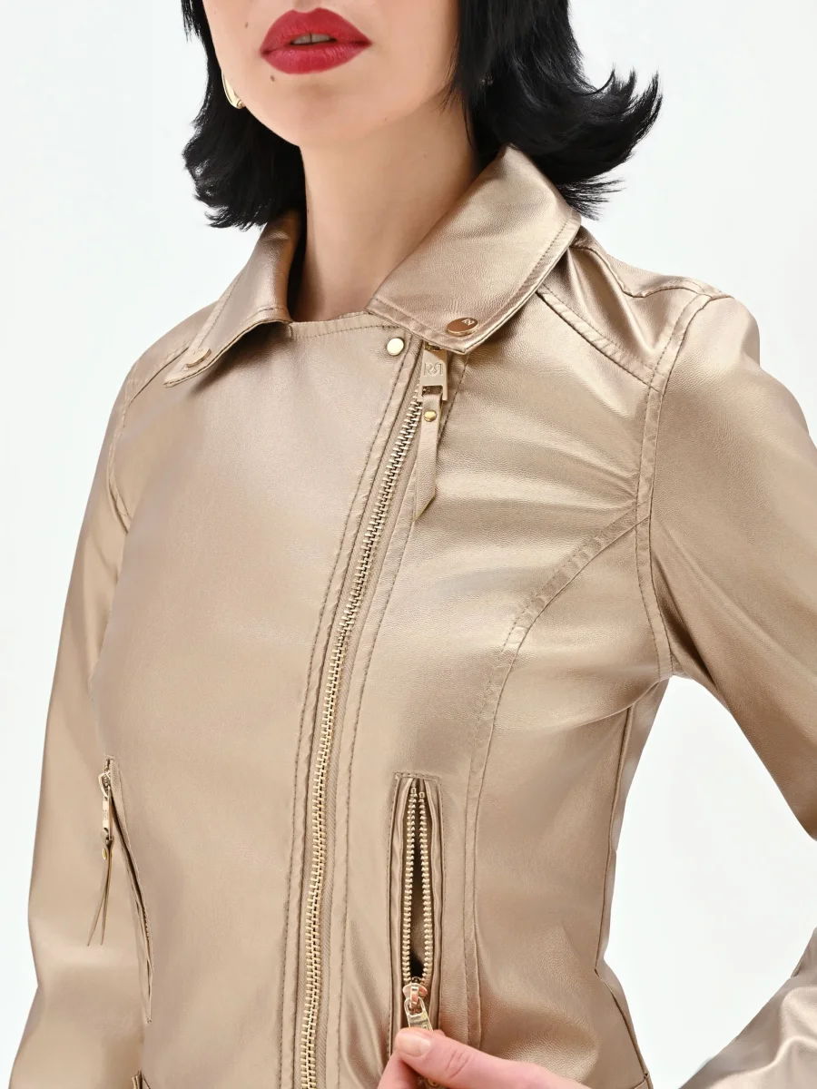 Chiodo laminato oro – Image 3