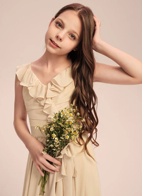 Robe Ceremonie Femme Champagne – Image 3