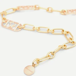 Cintura a catena oro con logo