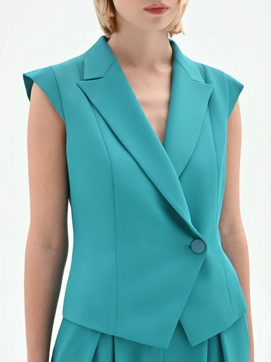Gilet Studio verde smeraldo – Image 5