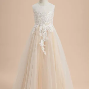 Robe De Cérémonie Enfant Champagne
