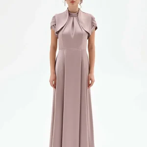 Coprispalla atelier rosa blush in raso