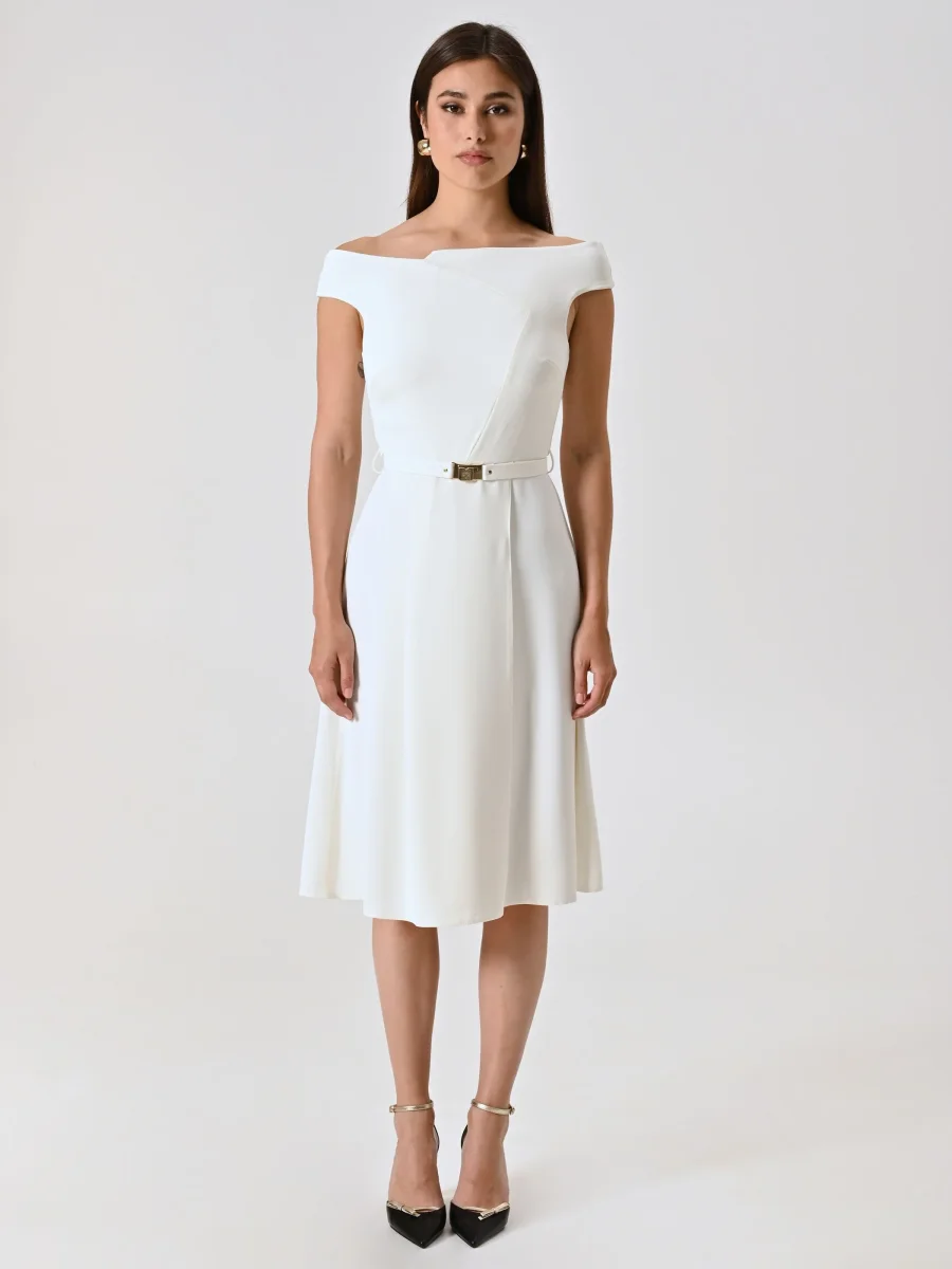 Abito Bianco off-the-Shoulders – Image 4